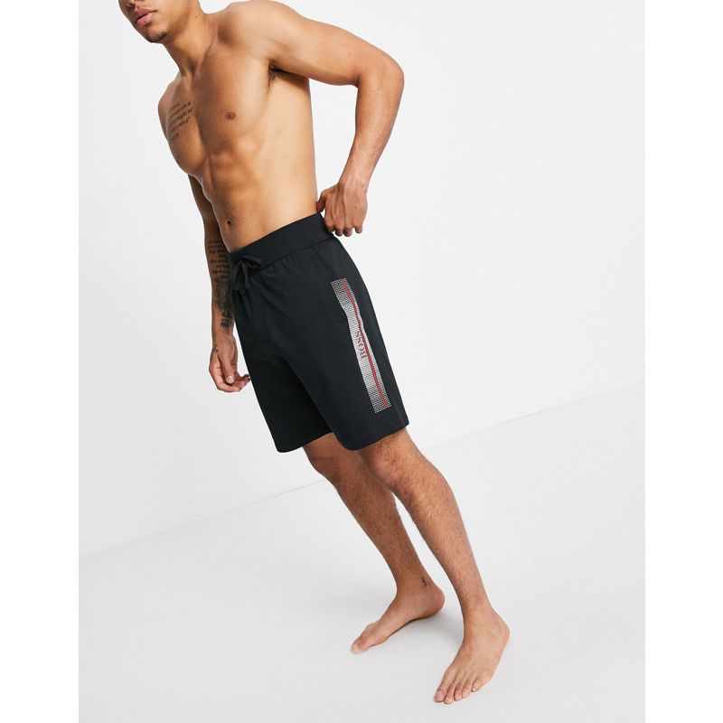  Uomo BOSS - Bodywear - Pantaloncini neri con logo laterale