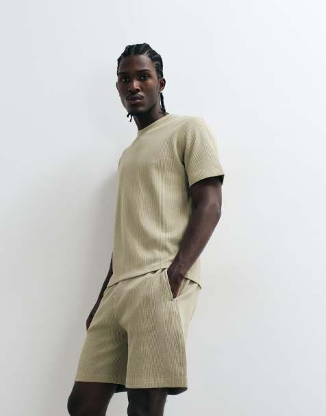 BOSS Bodywear - pantalones cortos de conjunto en caqui claro - view 1