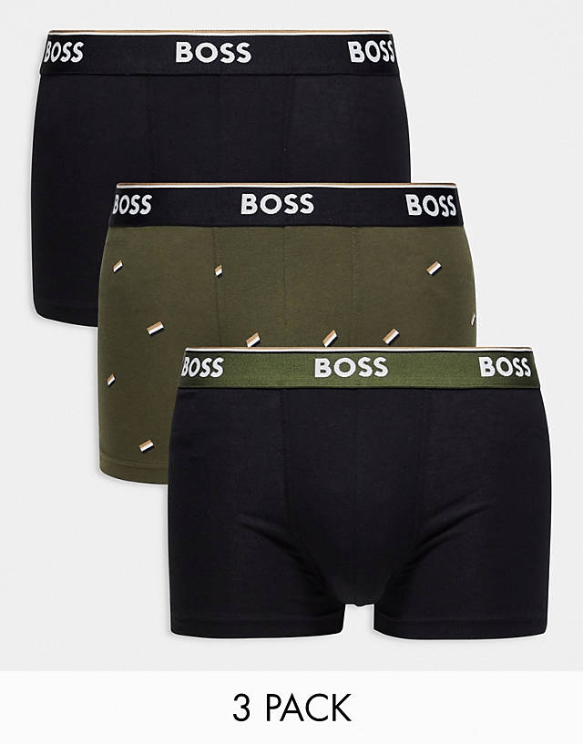 BOSS Bodywear - power 3 pack trunks in multi