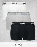 [BOSS Bodywear] BOSS Bodywear Power 3 pack trunks in multi W37.4 MULTI