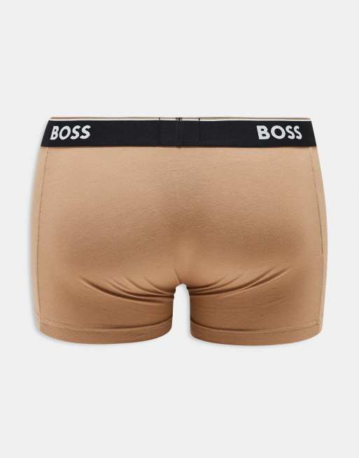 BOSS Bodywear – Power – 3er-Pack Unterhosen in Schwarz mit Design-Print, 2 von 3