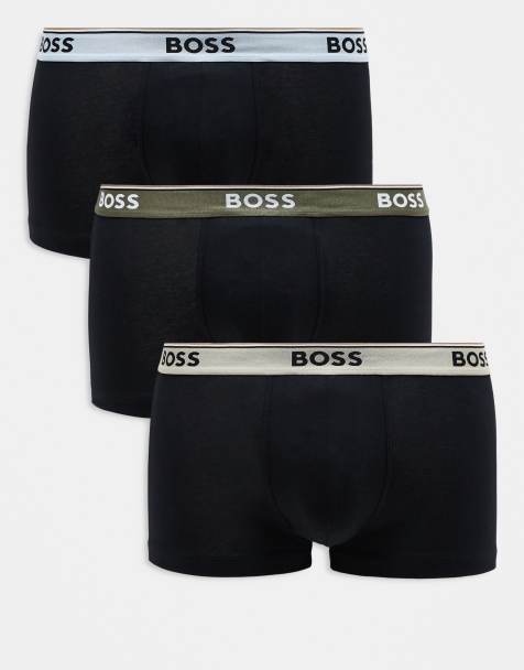 BOSS Bodywear – Power – 3er-Pack Unterhosen in Schwarz mit Logobund - view 1