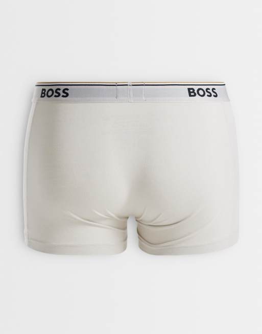 BOSS Bodywear – Power – 3er-Pack Unterhosen in verschiedenen Farben mit Logobund, 2 von 3