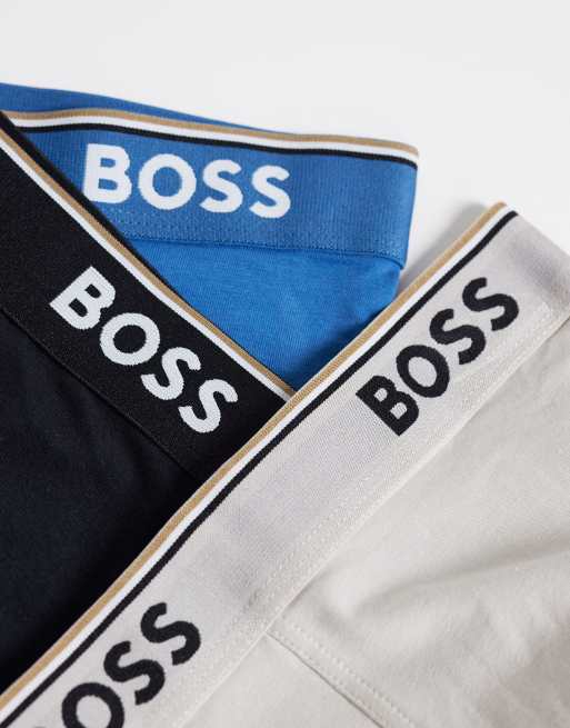 BOSS Bodywear – Power – 3er-Pack Unterhosen in verschiedenen Farben mit Logobund, 3 von 3