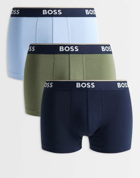 BOSS Bodywear - Power - Lot de 3 boxers avec taille contrastante à logo - Multicolore - view 1