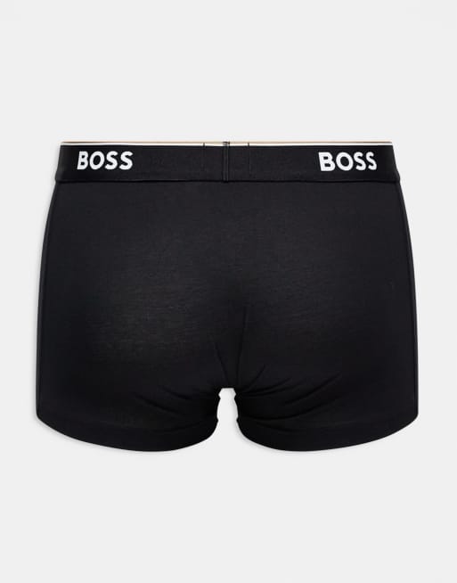 BOSS Bodywear - Power - Pakke med 3 par sorte boksershorts, 3 af 3