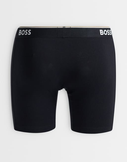 BOSS Bodywear – Power – Schwarze Boxershorts, 3er-Pack, 3 von 3