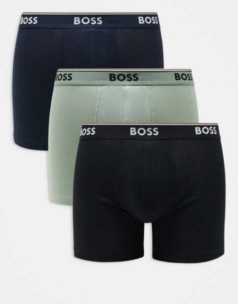 BOSS - Bodywear - Power - Set van 3 boxershorts in zwart - view 1