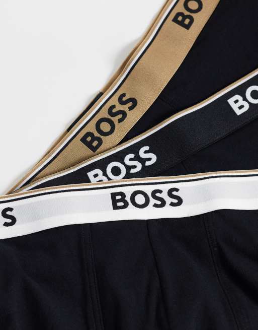 BOSS Bodywear Revive 3-pack trunks in multi , 3 of 3