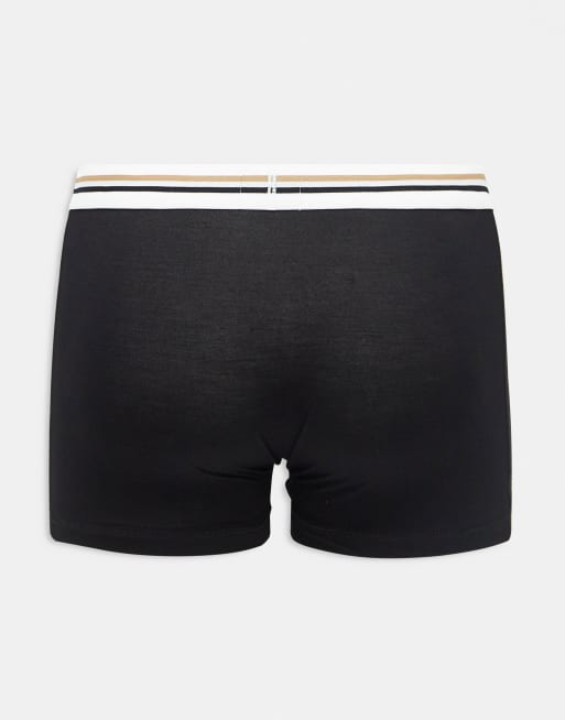 BOSS – Bodywear Revive – 3er-Pack Unterhosen in Schwarz, 3 von 4