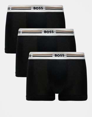Revive - 3er-Pack Unterhosen in Schwarz Schwarz W30