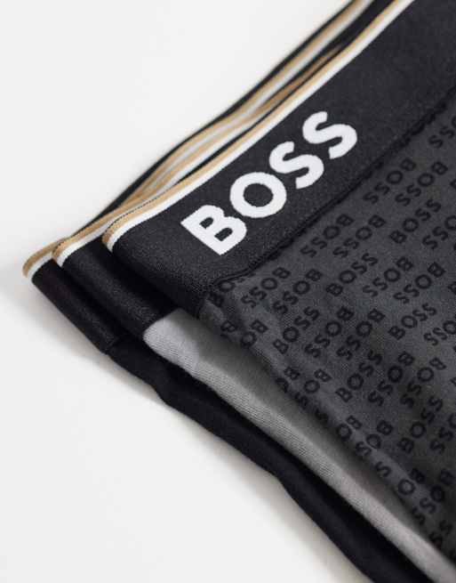 BOSS Bodywear - Revive - Confezione da 3 boxer aderenti multicolore , 3 di 3