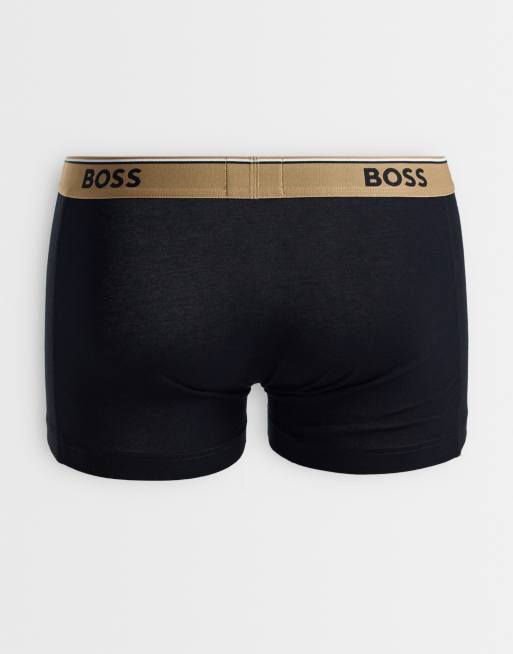 BOSS Bodywear – Revive – Flerfärgade trunks, 3-pack , 2 av 3