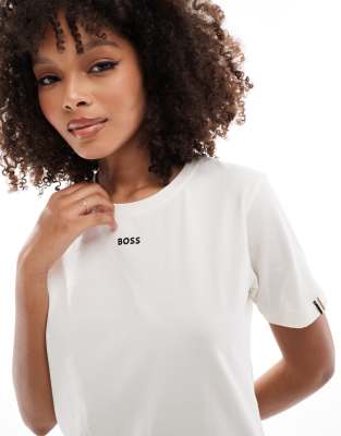 BOSS Bodywear - Schlaf-T-Shirt in Weiß