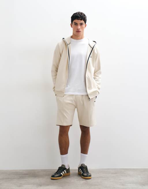 BOSS Bodywear Sense co-ord shorts in off white , 5 of 5