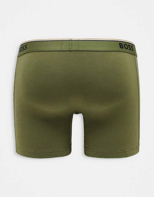 BOSS - Bodywear - Set van 3 power boxershorts in multi, 3 van 4