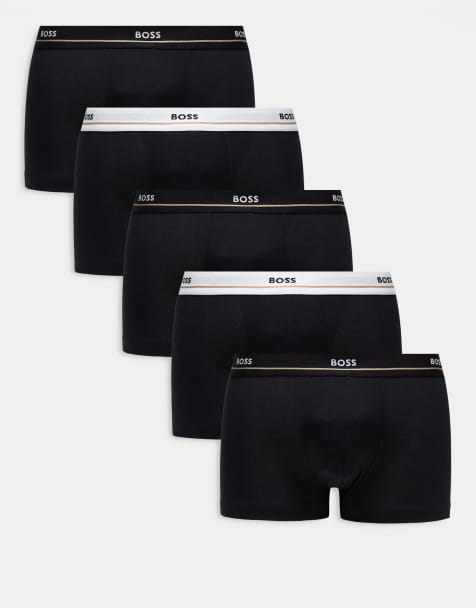 BOSS - Bodywear - Set van 5 boxershorts in zwart - view 1