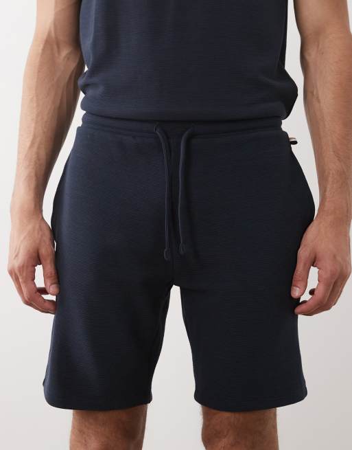 BOSS Bodywear - Short confortable côtelé d'ensemble - Bleu marine, 4 de 5