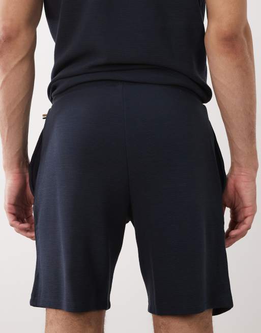 BOSS Bodywear - Short confortable côtelé d'ensemble - Bleu marine, 5 de 5