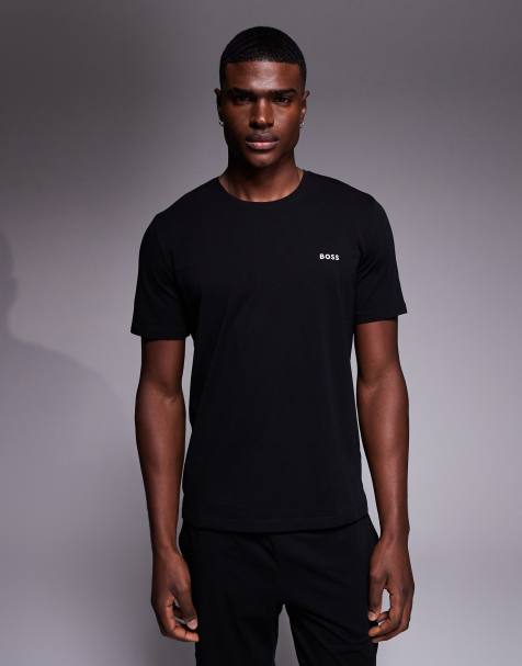 BOSS Bodywear - Sort lounge-T-shirt - Del af sæt - view 1