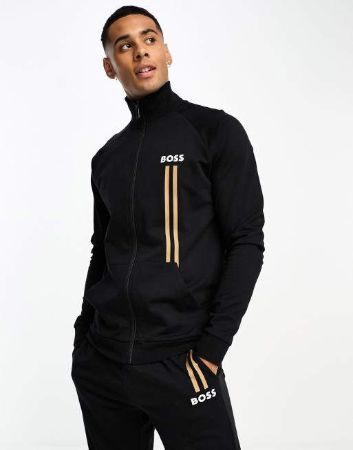BOSS Bodywear - Sort træningsjakke 