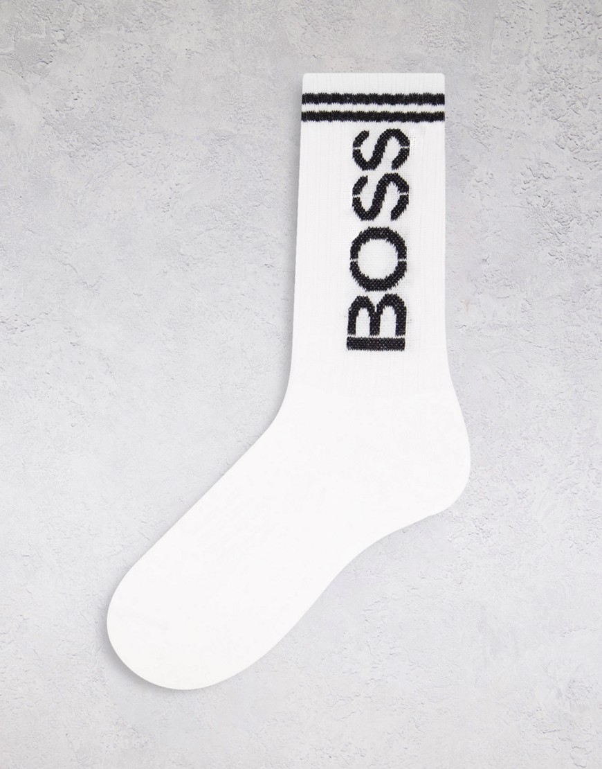 Boss Bodywear sport logo socks in white