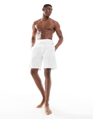 [BOSS Orange] BOSS Bodywear Structure jersey shorts in natural beige-Neutral S Natural