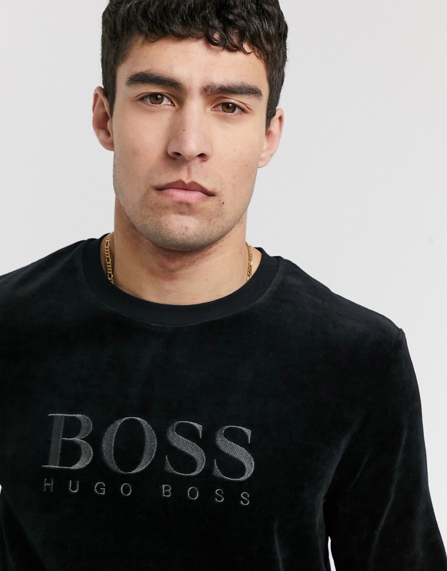 BOSS – Bodywear – Svart sweatshirt