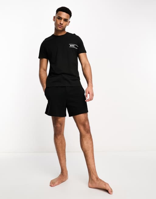 BOSS – Bodywear – Svart t-shirt med logga, 3 av 4