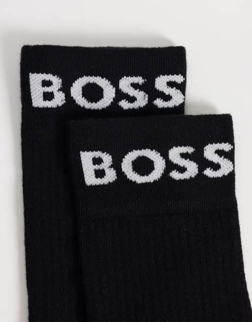 BOSS Bodywear – Svarta sportstrumpor, 2-pack, 3 av 3