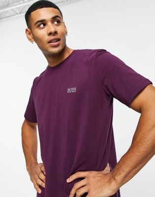 Nouveau BOSS - Bodywear - T-shirt à logo - Bordeaux