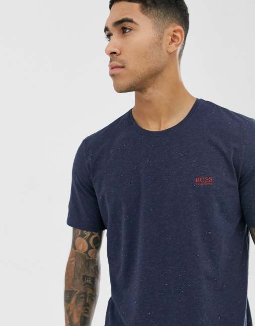  BOSS - Bodywear - Ensemble à effet moucheté et logo - Bleu marine, 2 de 3