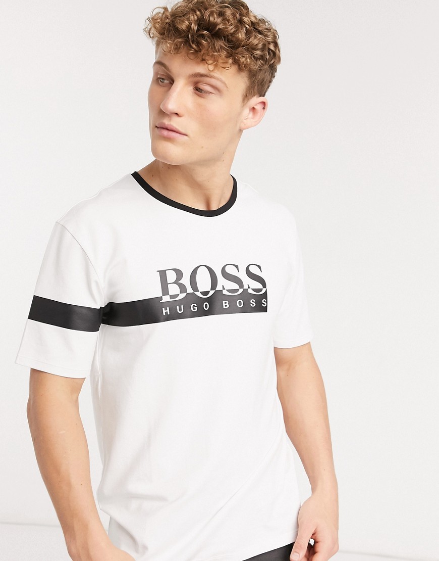 BOSS - Bodywear - Trend hvid t-shirt med logo