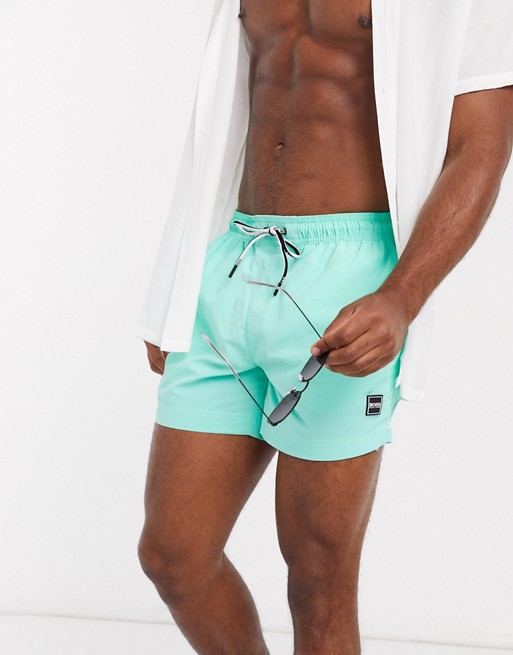 BOSS bodywear Tuna logo swim shorts in mint