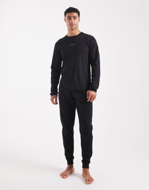 BOSS Bodywear - Unique - Cadeauset met lounge pyjama in zwart - view 1