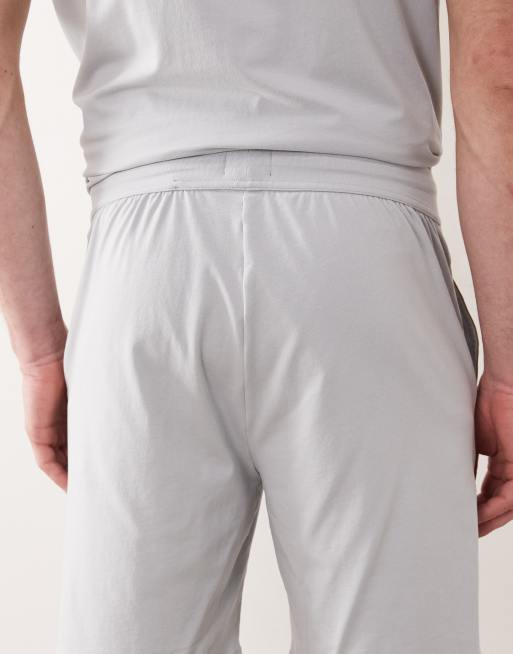 Boss Bodywear Unique co-ord lounge shorts in grey, 4 of 5