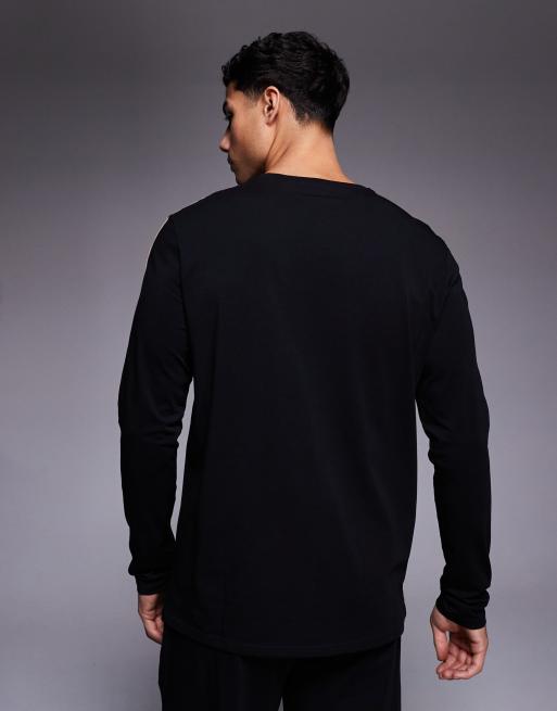 BOSS Bodywear unique co-ord lounge t-shirt in black, 3 of 5