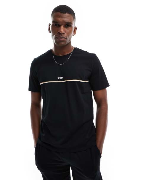 BOSS Bodywear co-ord unique t-shirt in black
