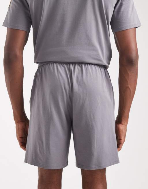 BOSS – Bodywear – Unique – Grå lounge-shorts, del av set, 5 av 5