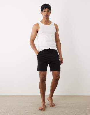 Hugo Boss Boss Bodywear Unique Lounge Shorts In Black