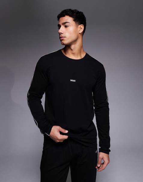 BOSS Bodywear unique lounge t-shirt in black (part of a set) - view 1