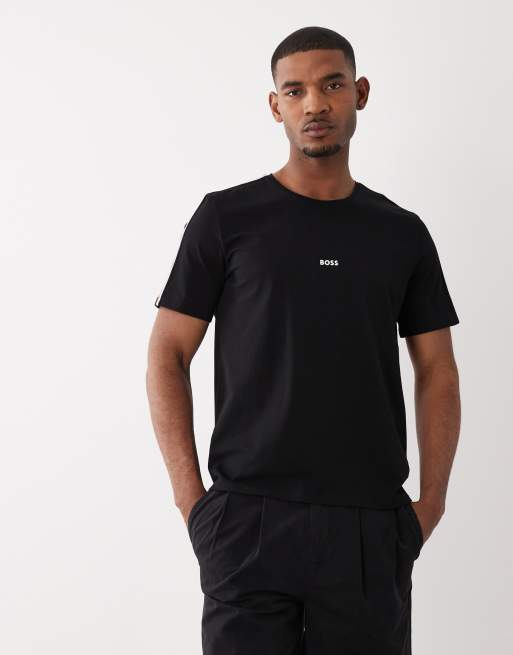 BOSS - Bodywear - Unique - Lounge T-shirt in zwart, 3 van 5