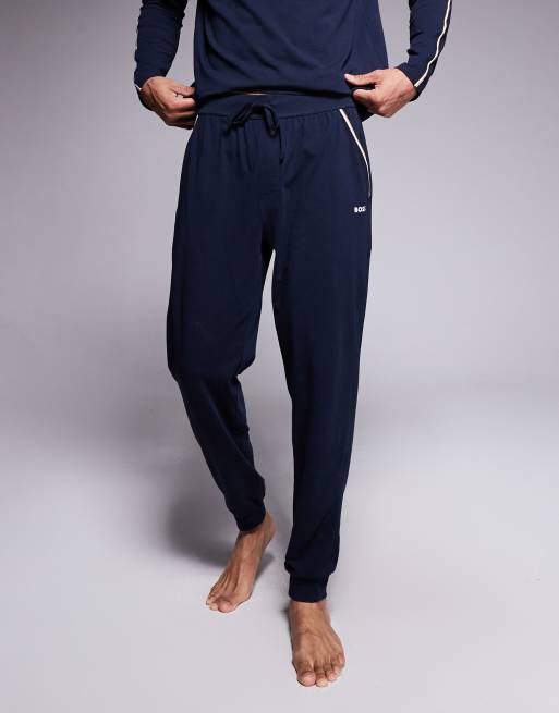 BOSS Bodywear unique lounge trackies in navy, 2 of 5