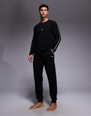 BOSS Bodywear - Unique - Pantalon de jogging confort d'ensemble - Noir