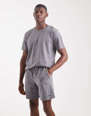 BOSS - Bodywear - Unique - Short confort d'ensemble - Gris