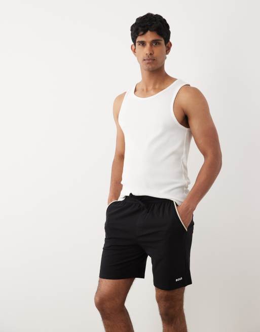 BOSS – Bodywear – Unique – Svarta lounge-shorts, del av set, 3 av 5