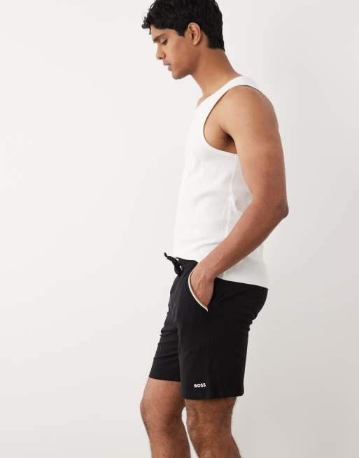 BOSS – Bodywear – Unique – Svarta lounge-shorts, del av set, 4 av 5