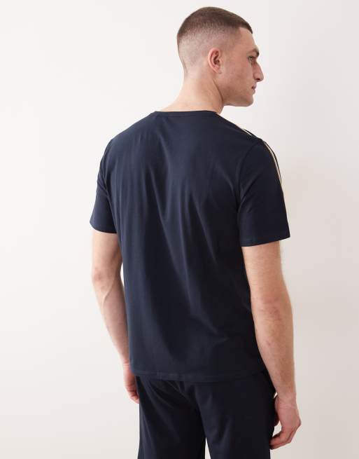 BOSS Bodywear - Unique - T-shirt d'ensemble confort - Bleu marine, 2 de 5