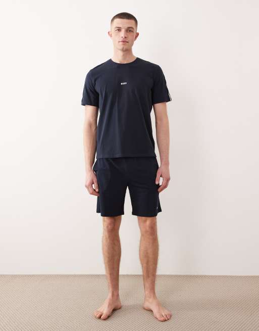 BOSS Bodywear - Unique - T-shirt d'ensemble confort - Bleu marine, 3 de 5