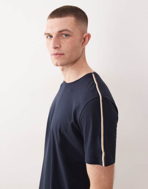 BOSS Bodywear - Unique - T-shirt d'ensemble confort - Bleu marine, 4 de 5